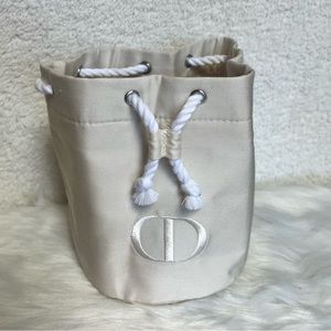 Dior cosmetics draw string pouch
